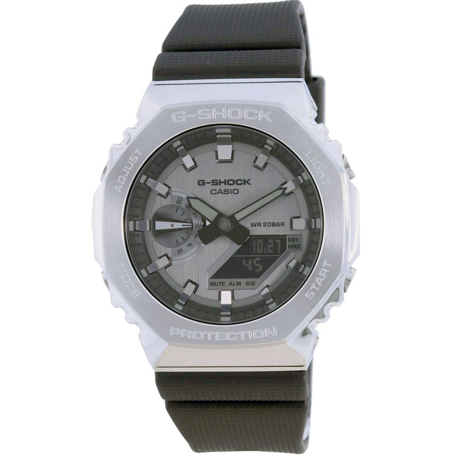 Casio G-Shock Metal Covered Analog Digital Resin Strap GM-2100-1A