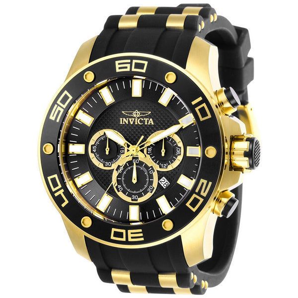 Invicta Pro Diver Mens 40mm Two Tone Quartz Watch