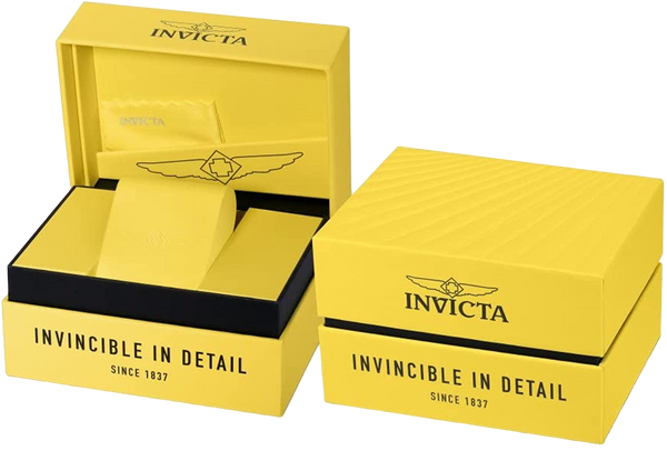Invicta Vintage Leather Strap Skeleton Dial Mechanical 37930 100M Men's Watch