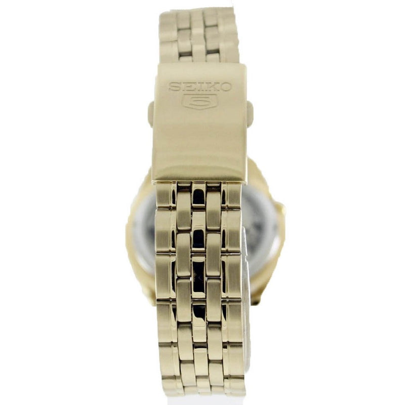 Seiko 5 Gold White Dial